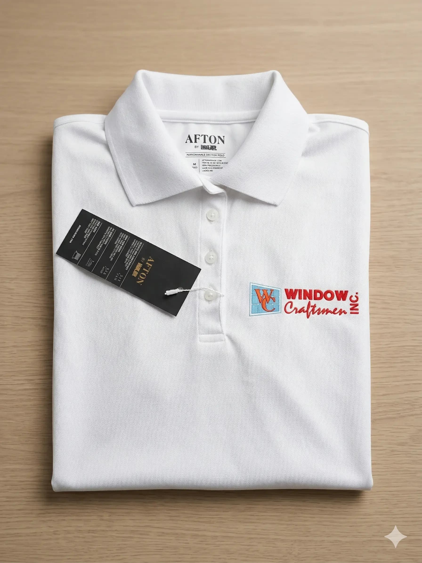 Custom polo shirt with embroidered logo Sarasota