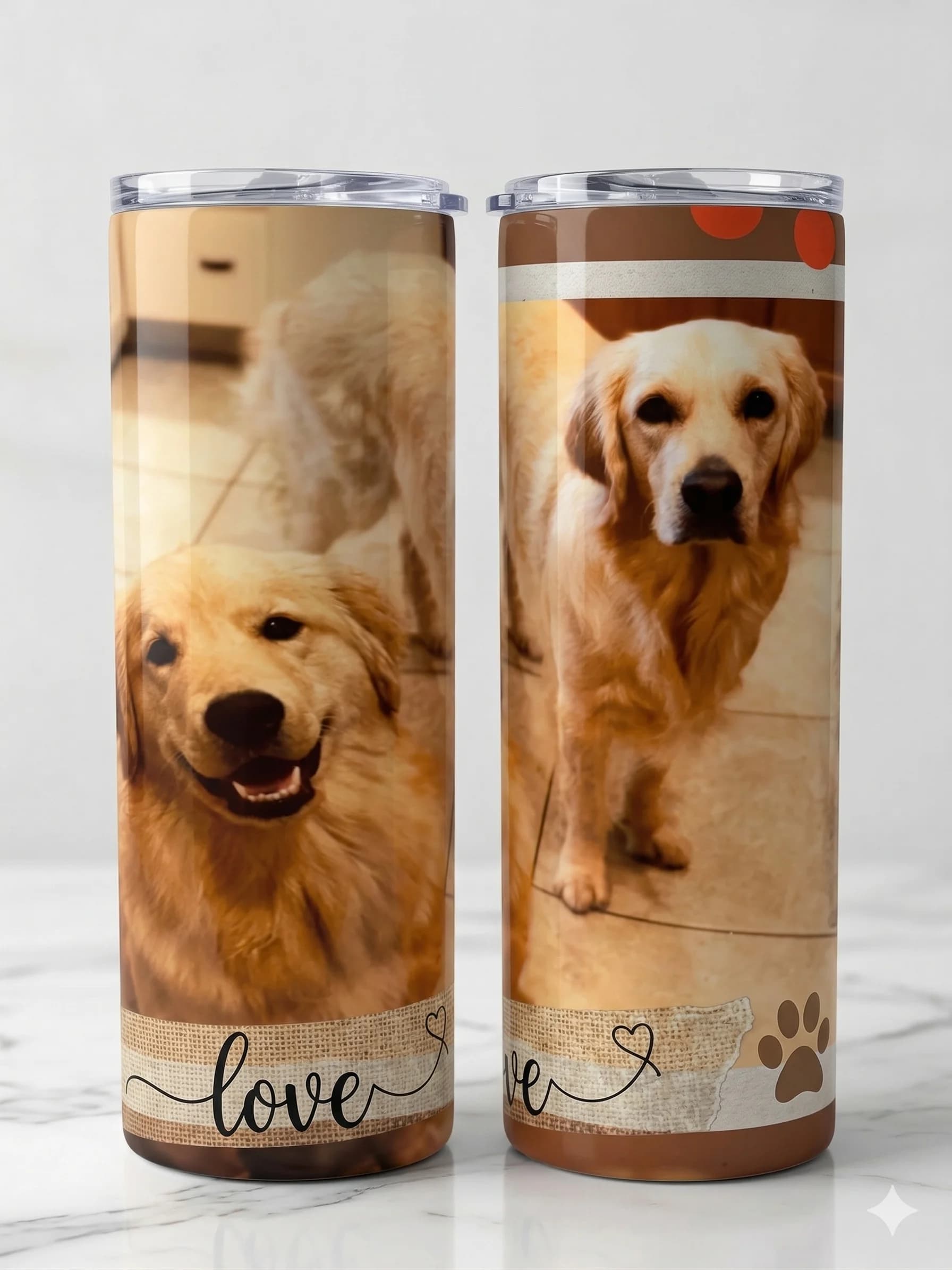 Laser engraved custom tumbler set — RBTechon Sarasota Bradenton